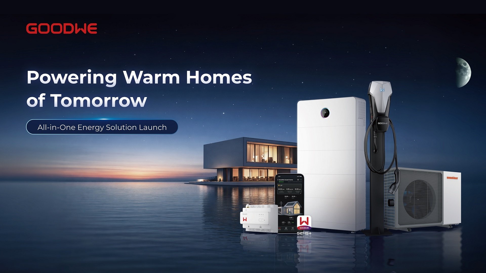 The All-in-One Energy Solution by GoodWe covers all energy needs of modern homes - small
