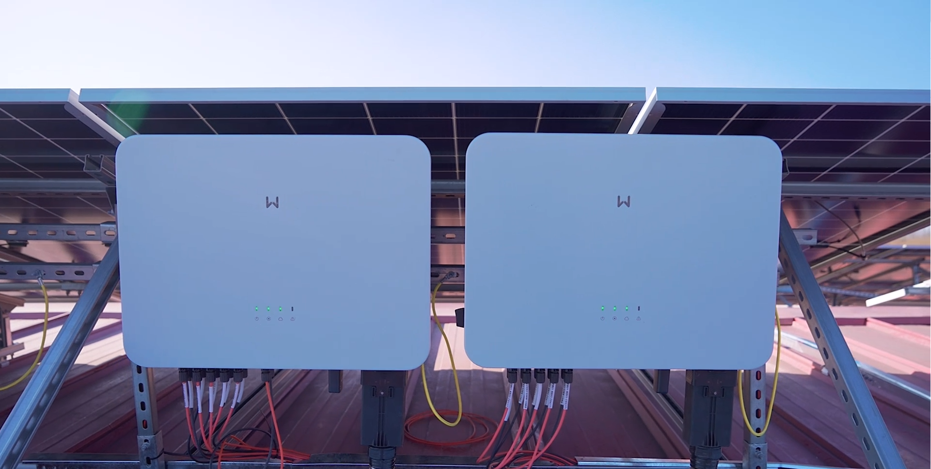 The SDT G3 50 kW inverter at this C&I installation run quiet and reliable