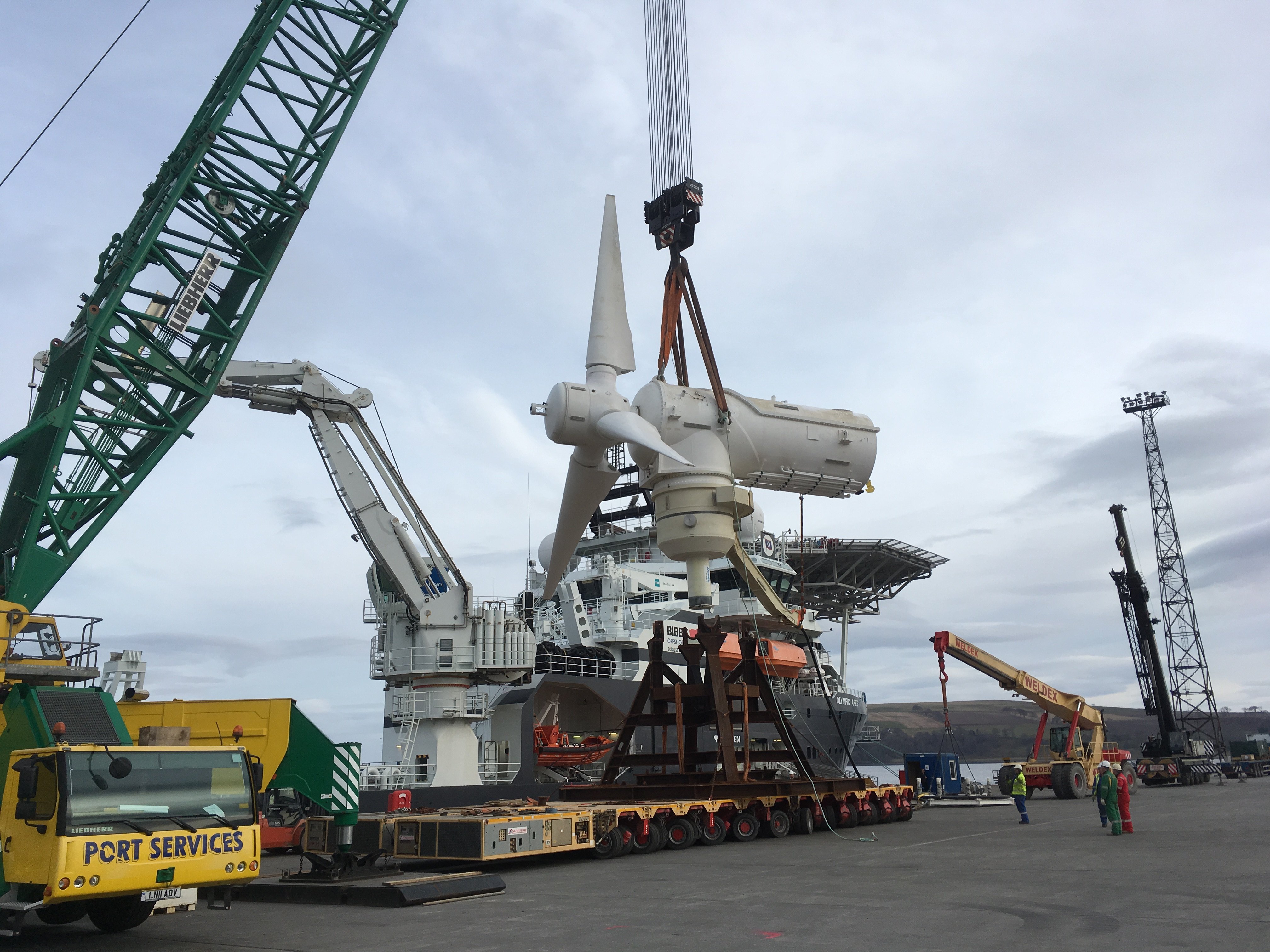 Tidal Turbine relocation