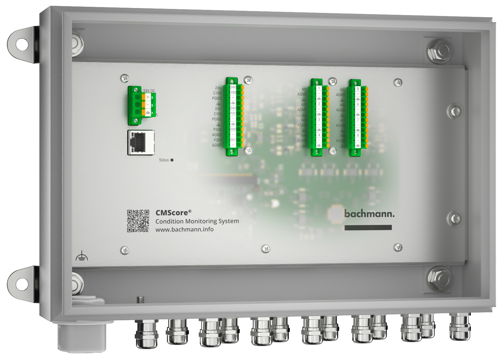 Bachmann electronic transitions condition monitoring system for wind turbines to series production. image