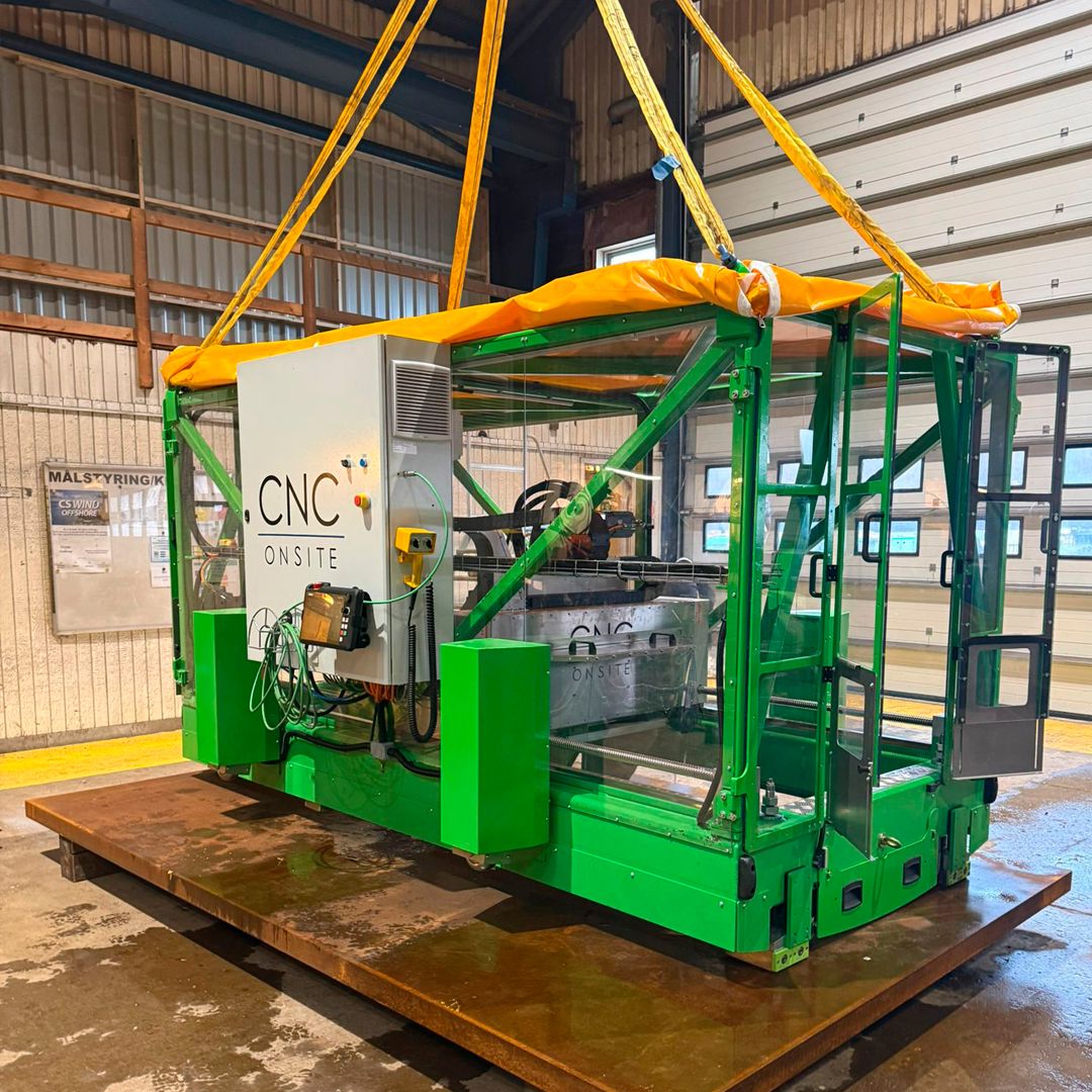 CS Wind Offshore Selects CNC Onsite for Precision Milling on one of Germany’s Largest Offshore Wind Farm image