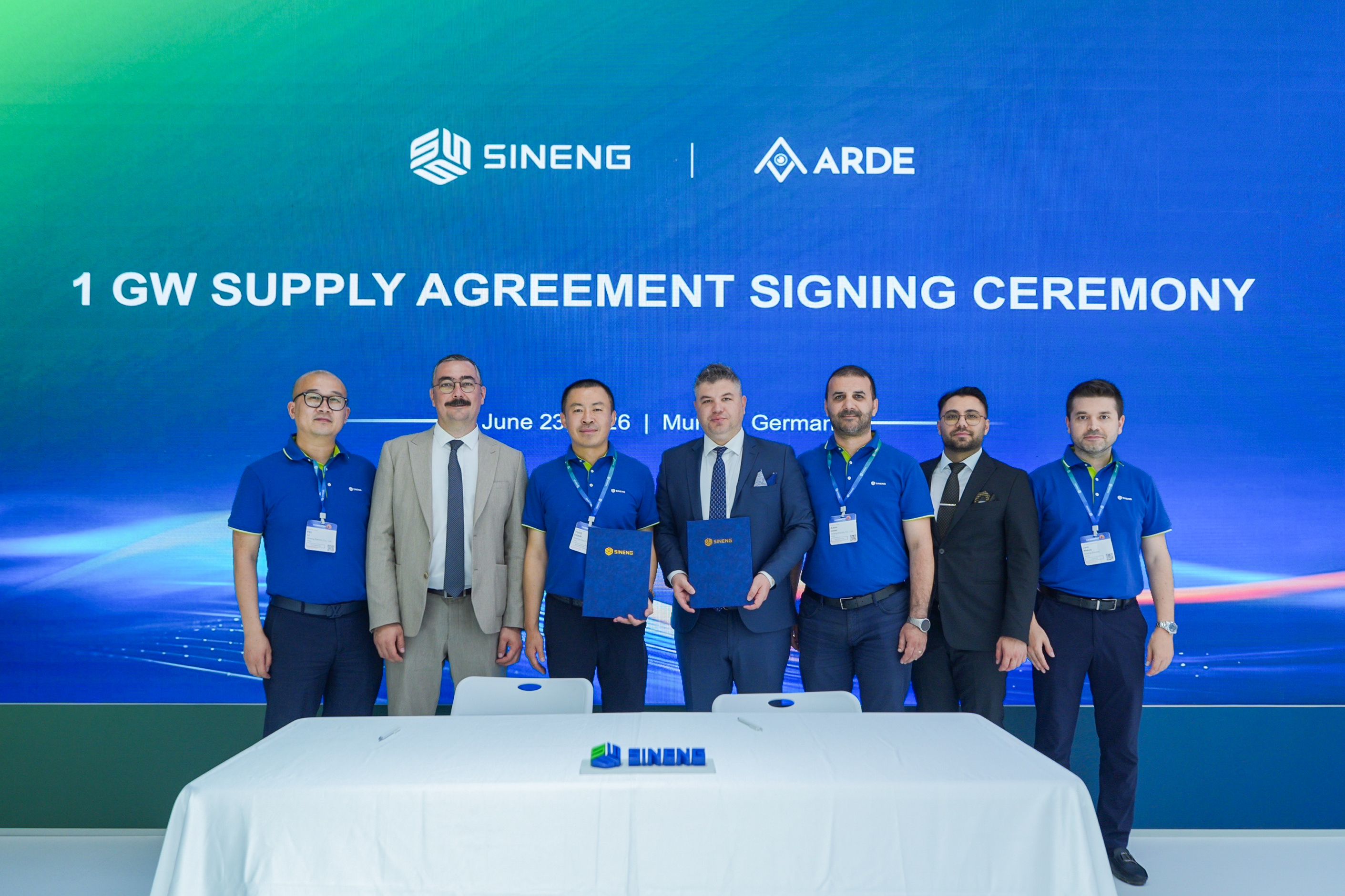 Sineng Electric and Arde Enerji Sign 1 GW Supply Agreement to Advance Turkey's Clean Energy Transition image