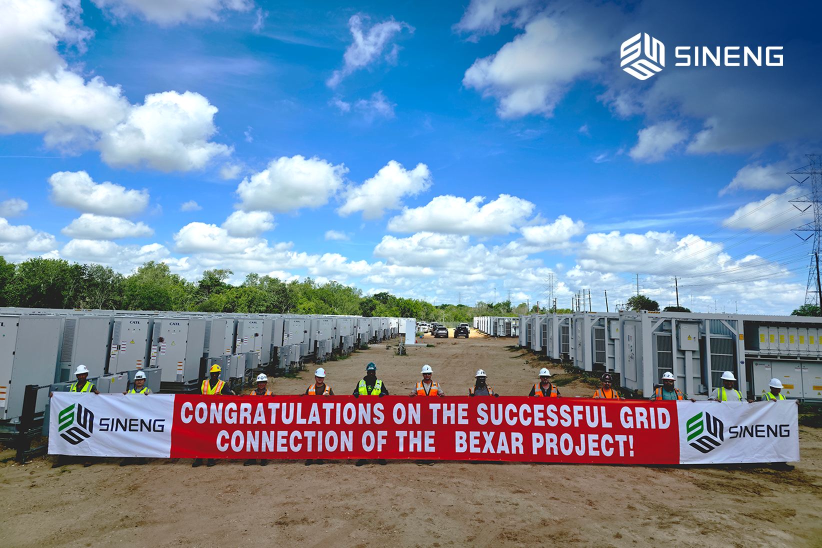 31 Working Days! Sineng Achieves Commissioning for Utility-Scale BESS String PCS Project in Texas, U.S. image
