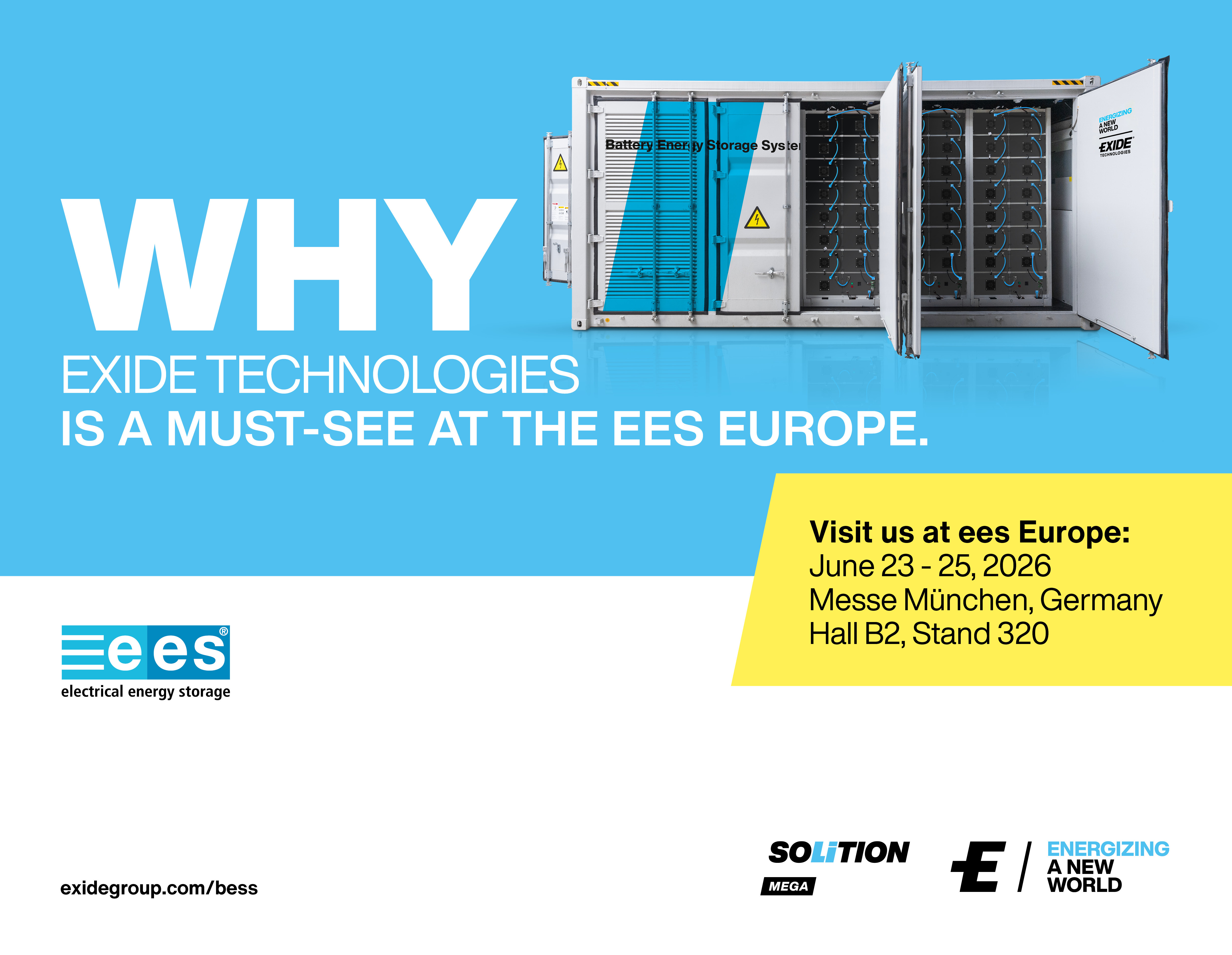 Exide Technologies to showcase how energy flexibility translates into business value at ees Europe 2026 image