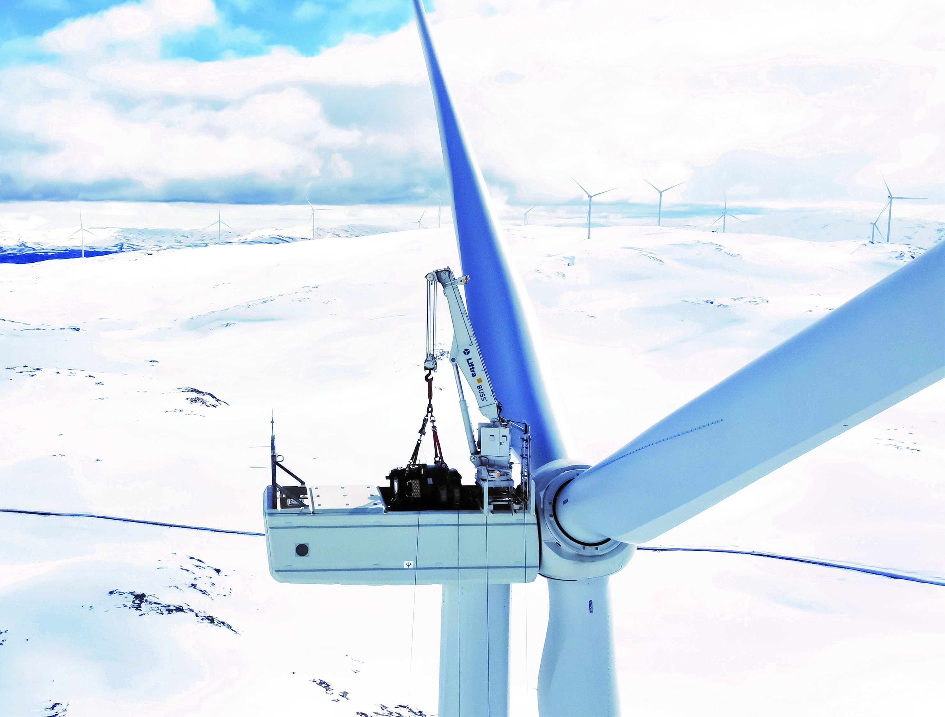 Buss Energy and Nordex Group Partner on Liftra Self-Hoisting Crane Services: Record-Breaking 164m Exchange sets new Industry Standard image
