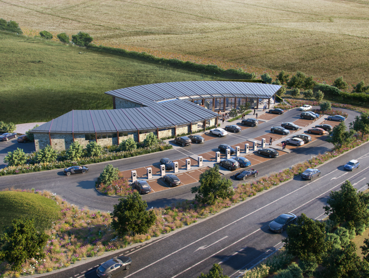 InstaVolt announces next ultra-rapid charging hub on A303, Wiltshire image