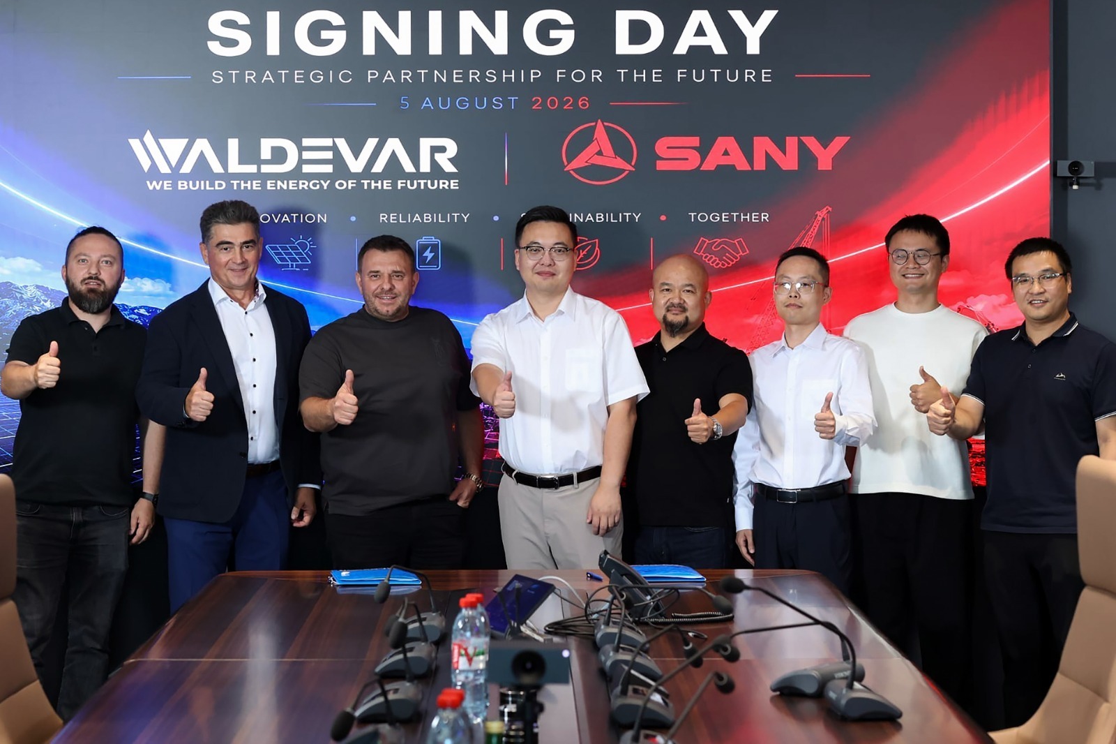 WALDEVAR and SANY break ground on 95 MWp solar and 220 MWh storage project in Romania image