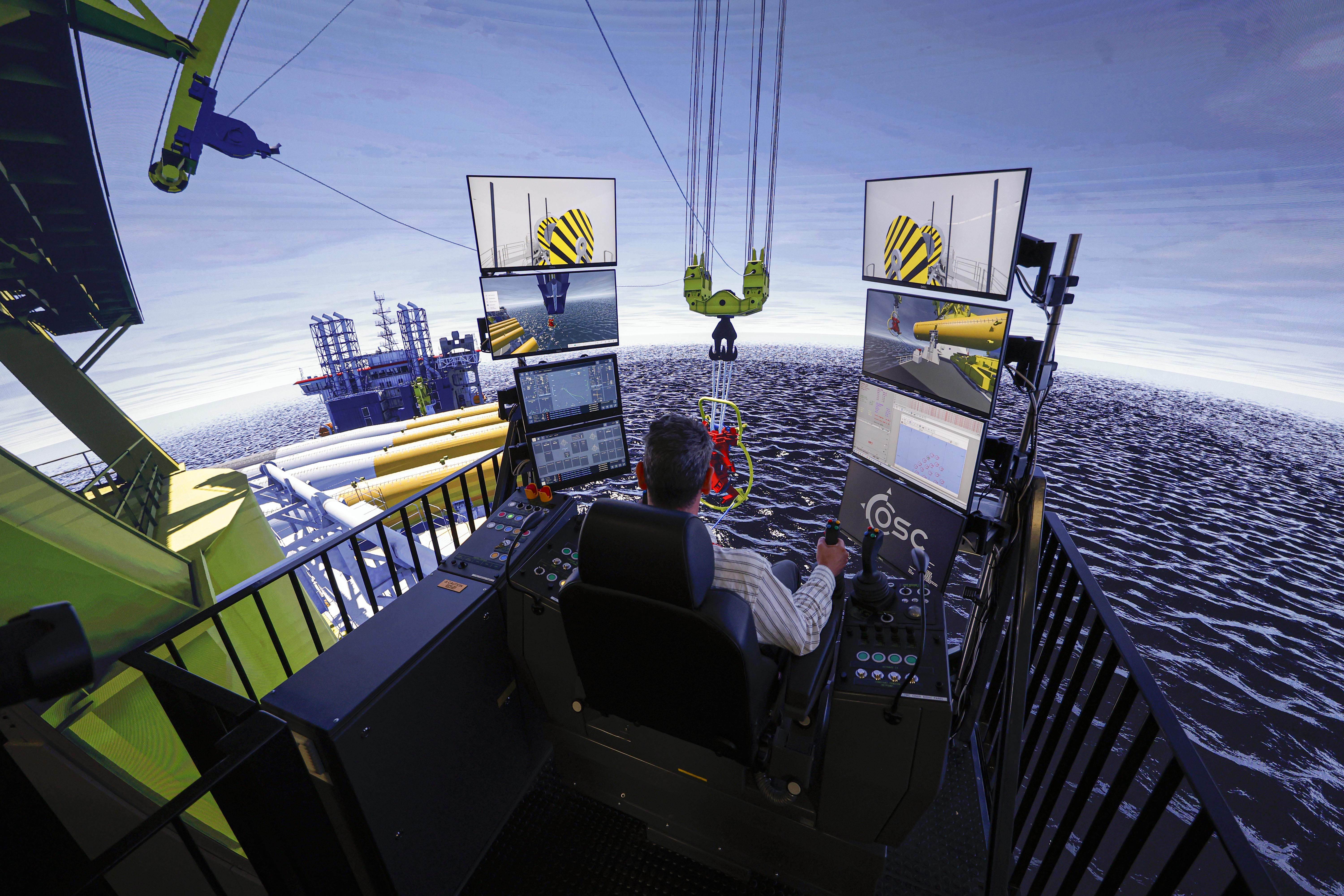 Jan De Nul launches most advanced simulator for wind farm installation at sea image
