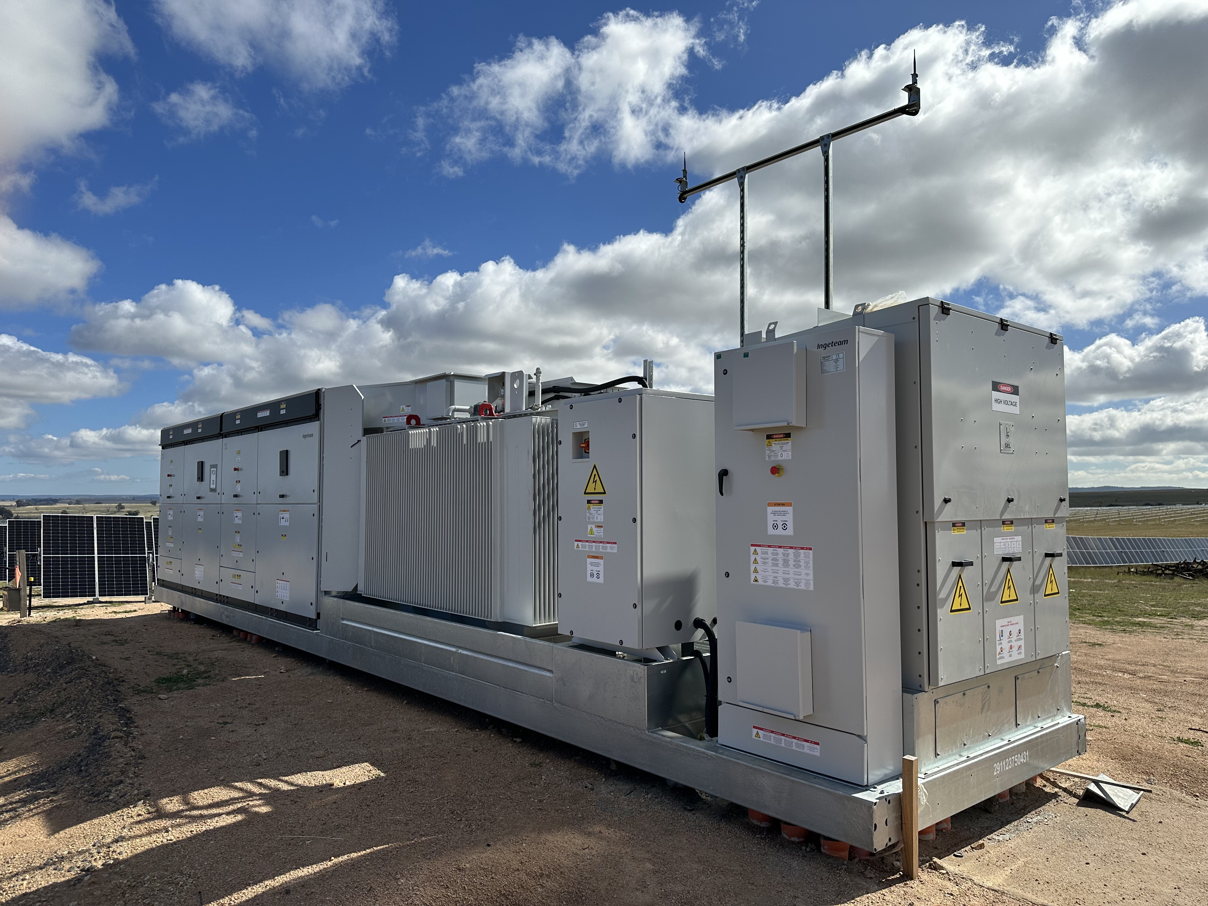 Ingeteam to supply 100 MWac of solar and 100 MW / 2-hour BESS for a European Energy Australia hybrid project image