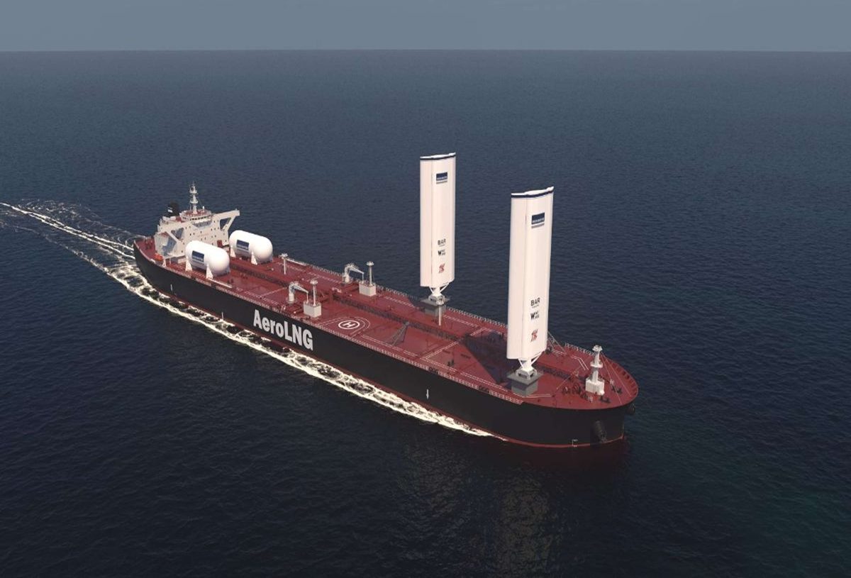 WinGD X-EL wins first hybrid integration project for wind-assisted vessels image