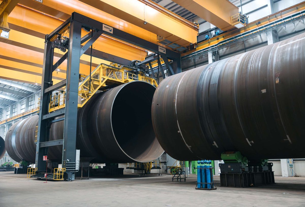 From plate to power: automating foundation and tower manufacturing image