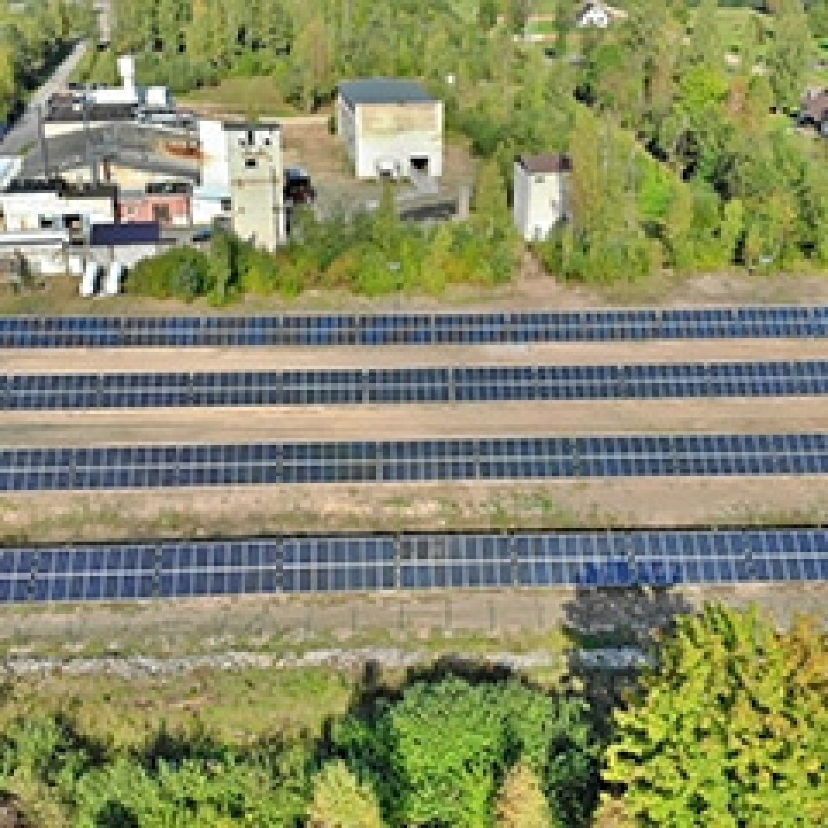 FuturaSun: the largest solar-panel park for self-consumption in Courland, Latvia. image