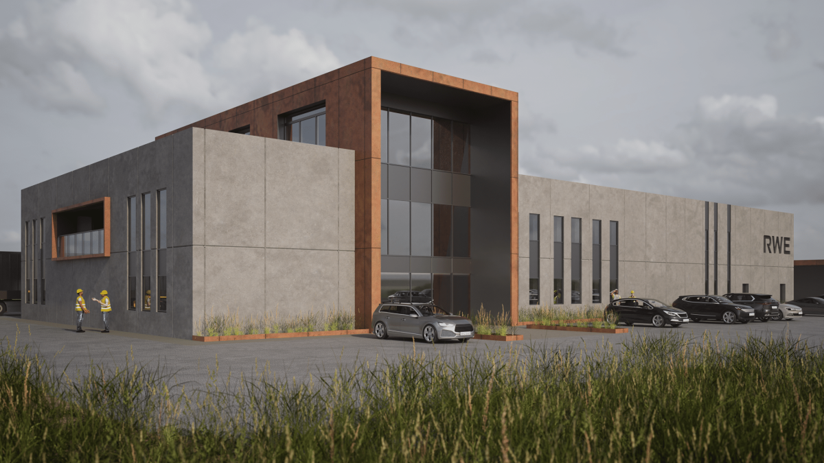 Ground-breaking: Construction of operations and maintenance base for RWE's Thor offshore wind farm underway in Thorsminde image