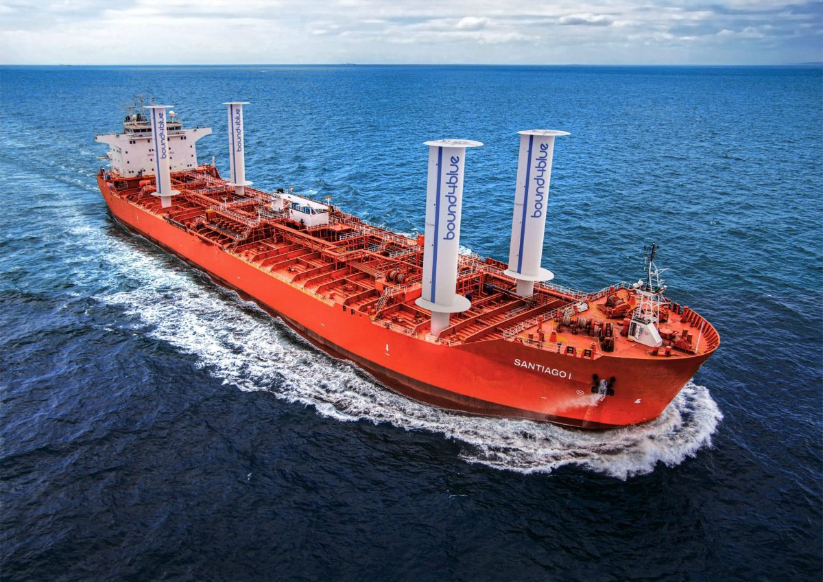 Marflet Marine first Spanish merchant fleet shipowner to adopt wind with bound4blue tanker contract image