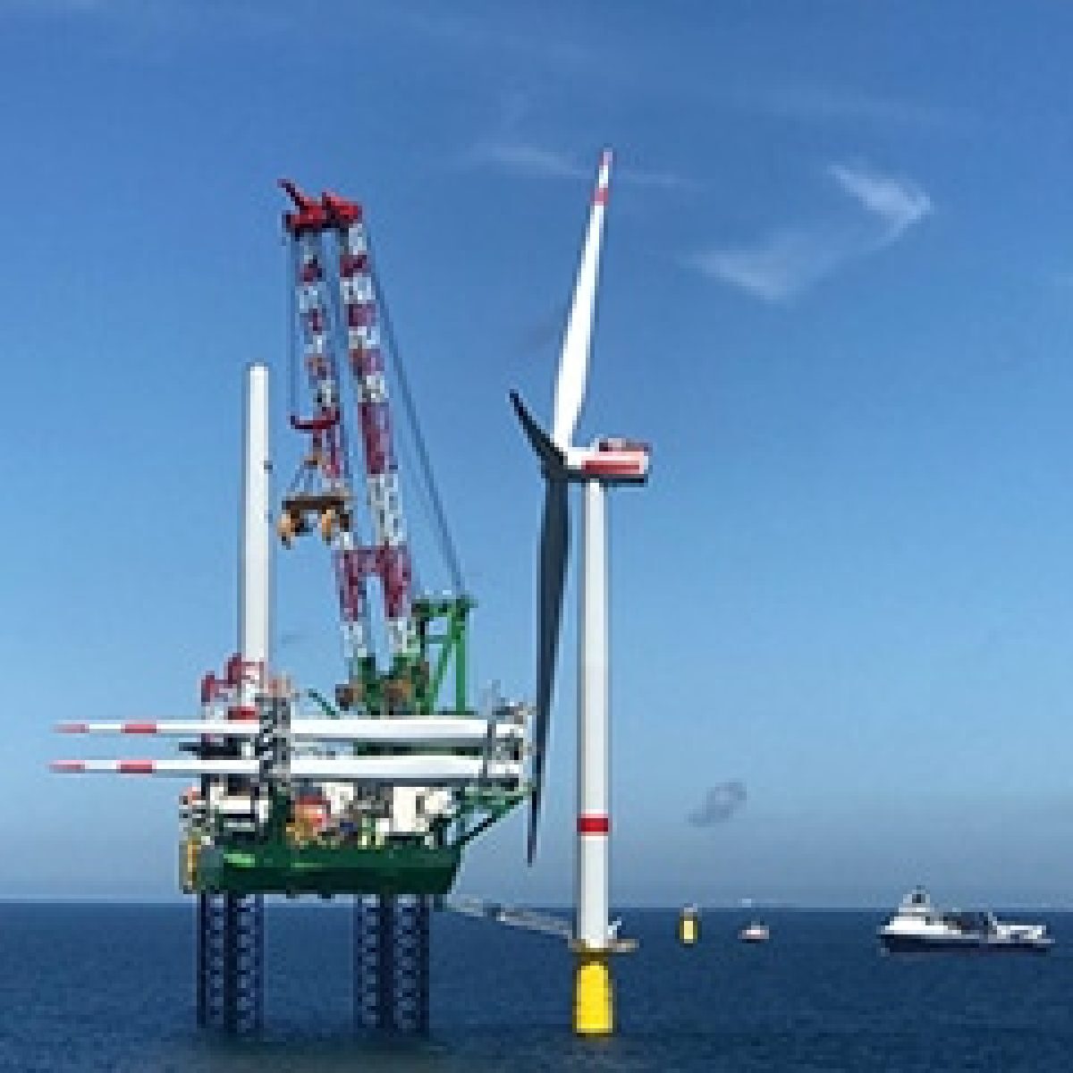 Turbine installation kicked off at SeaMade, Belgium's largest offshore wind farm image