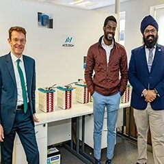 Mayor visits battery business helping drive the West Midlands green industrial revolution image