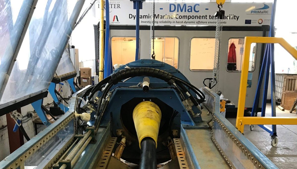 Testing confirms CRP Subsea's Bend Stiffener prolongs the fatigue life of a power cable image