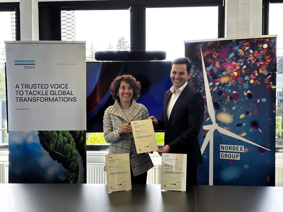 Nordex Group awarded with unified global certifications by DNV for quality, health and safety, and environmental performance image