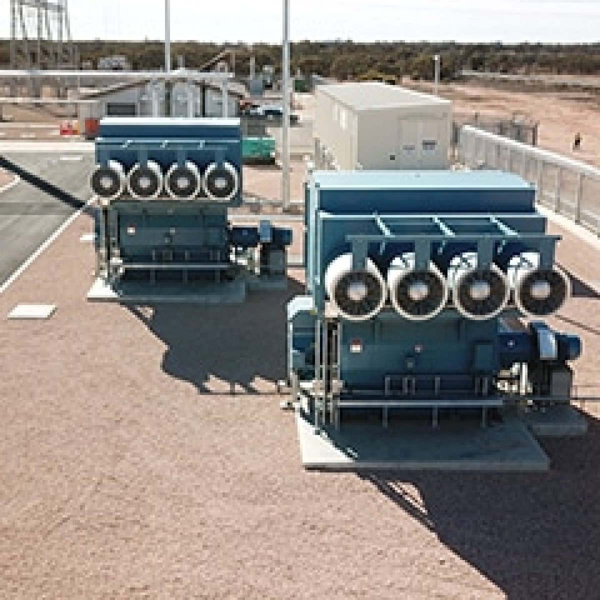 ABB synchronous condensers manage smooth grid integration for one of Australia's largest solar farms image