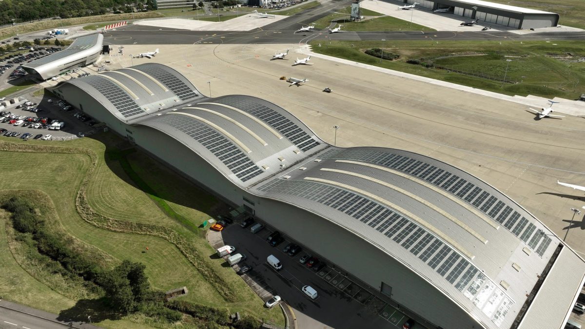 Solivus delivers major UK solar installation at Farnborough Airport image