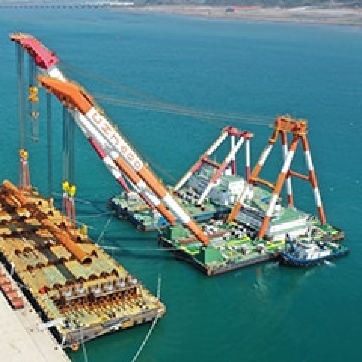 First batch of pin piles loaded for TPCs Offshore Wind Farm in Taiwan image