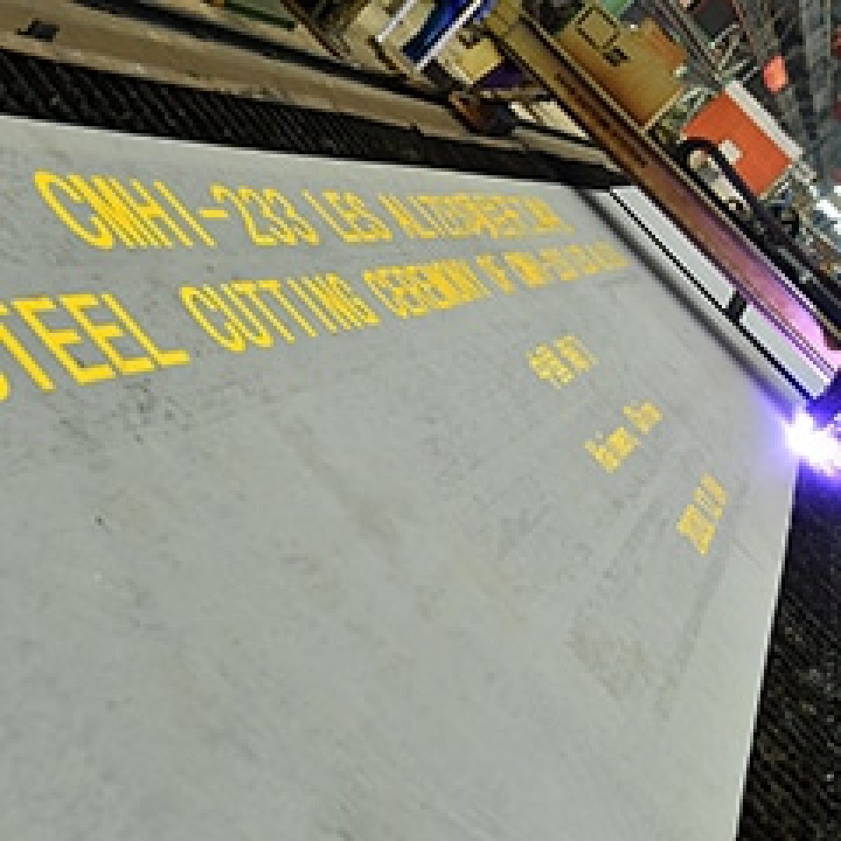 First steel plates cut for Les Alizés image