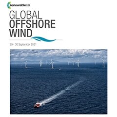 Save the dates for RenewableUK’s Global Offshore Wind 2021 image