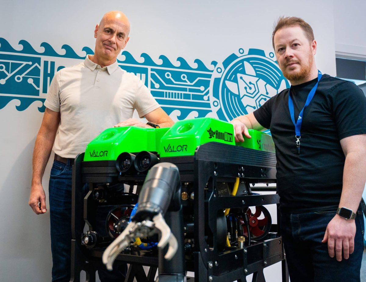 Scottish subsea robotics firm takes delivery of its first underwater vehicle image