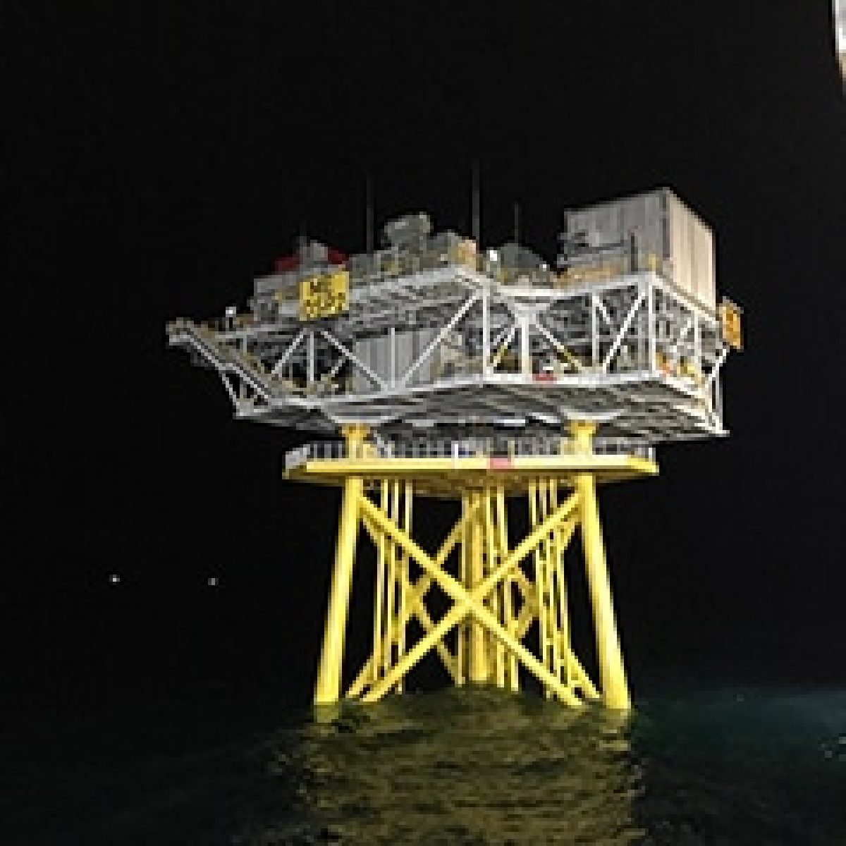 Successful installation of two offshore substation platforms and 20 jackets marks major milestone at the Moray East offshore wind farm image