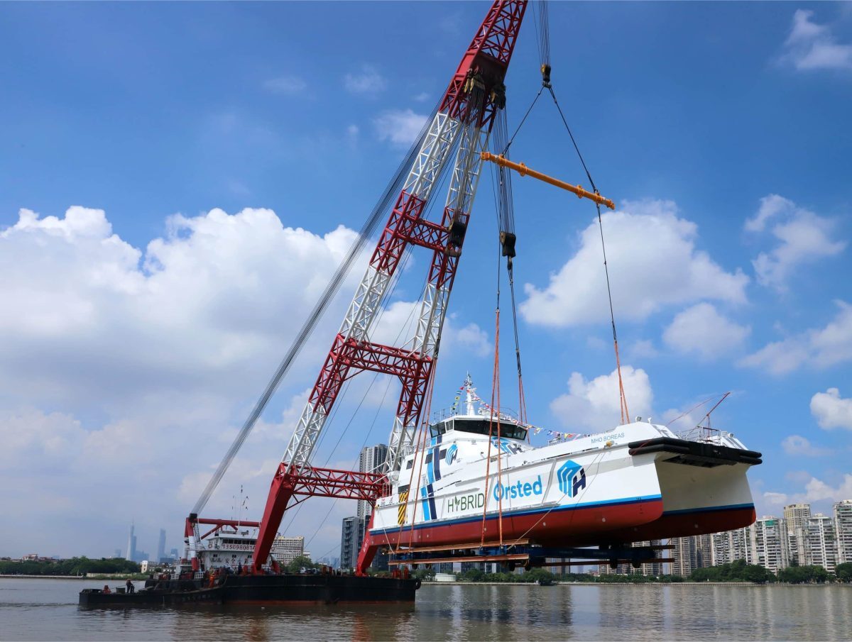 Launching a green future at sea image