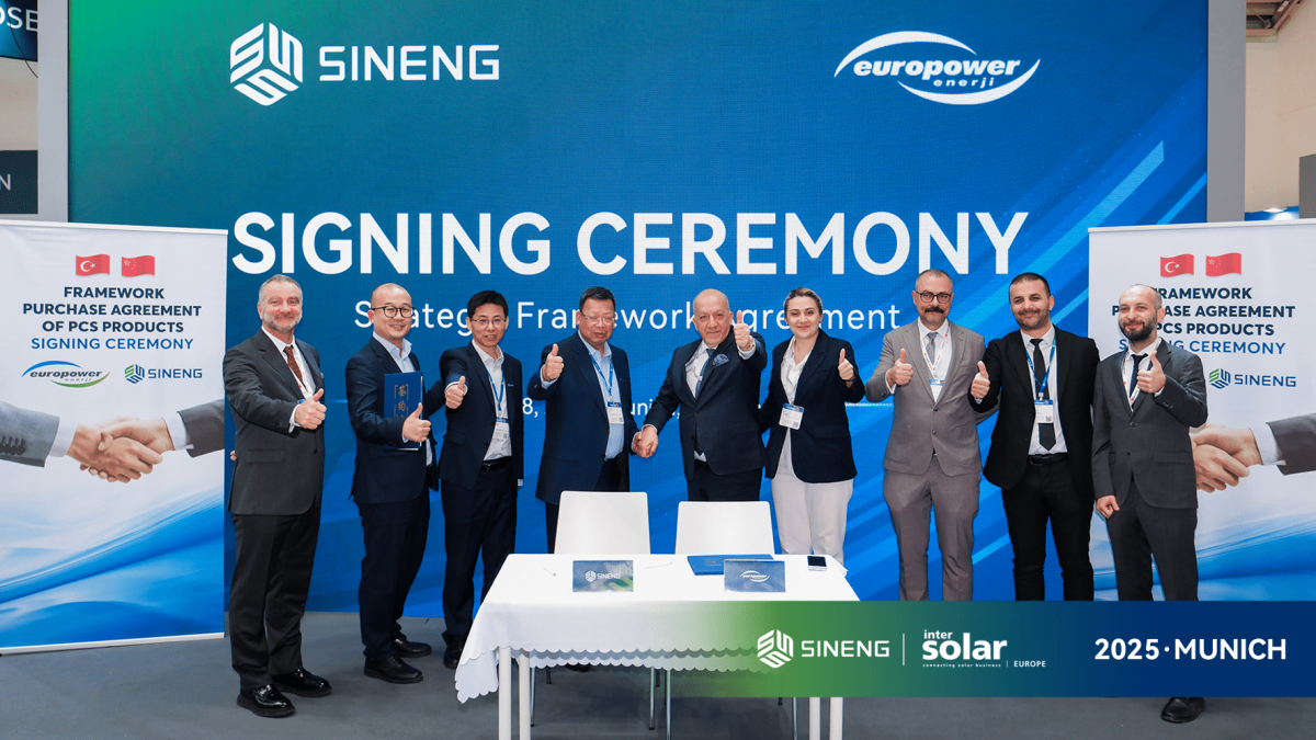 Sineng Electric and Europower Enerji Ink MoU to Advance Energy Storage Deployment in Turkey and Cyprus image