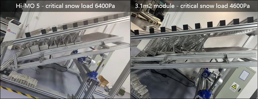 LONGi Hi-MO 5 PV modules recognized by CGC for strong resistance to inhomogeneous snow load image