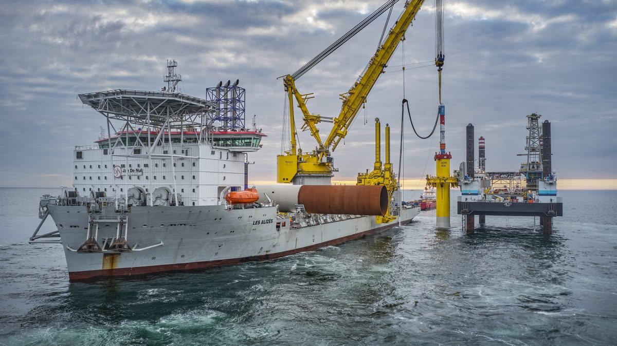 Jan De Nul contracted for monopile installation for one of Scotland's largest offshore wind projects image