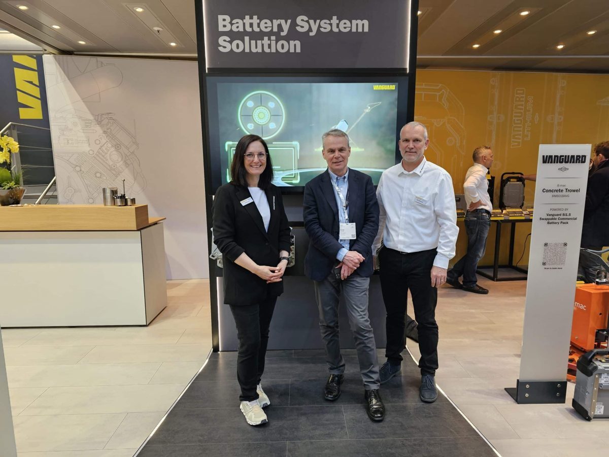 CONSTRUCTION EQUIPMENT OEMS COLLABORATE ON VANGUARD SWAPPABLE BATTERY TECHNOLOGY TO DRIVE STANDARDISATION IN EUROPEAN RENTAL image