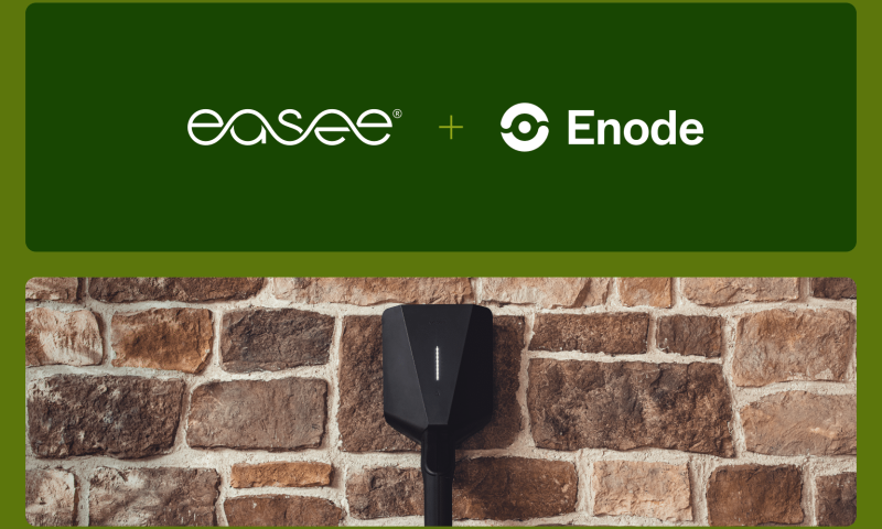 Easee and Enode partner to deliver next-generation smart chargingand energy services for EV owners image