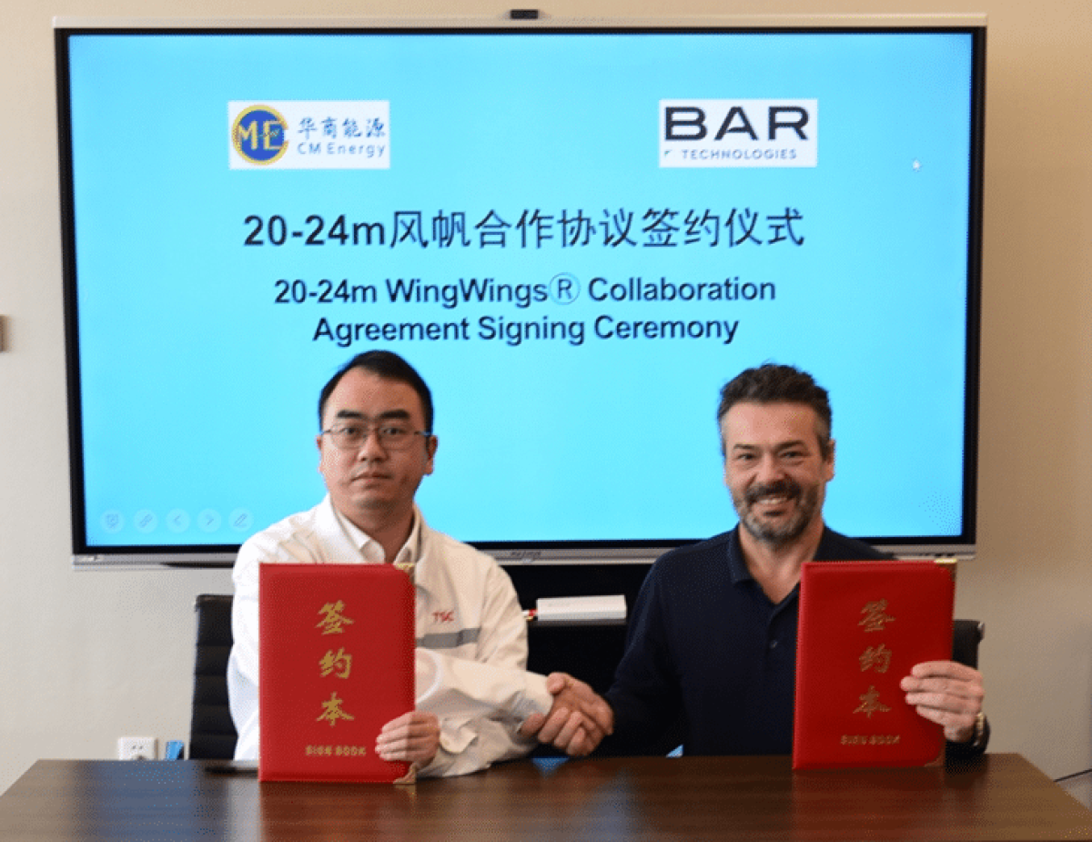 BAR Technologies Signs New Collaboration Agreement with CMET to Boost Availability of 20-24m WindWings® image