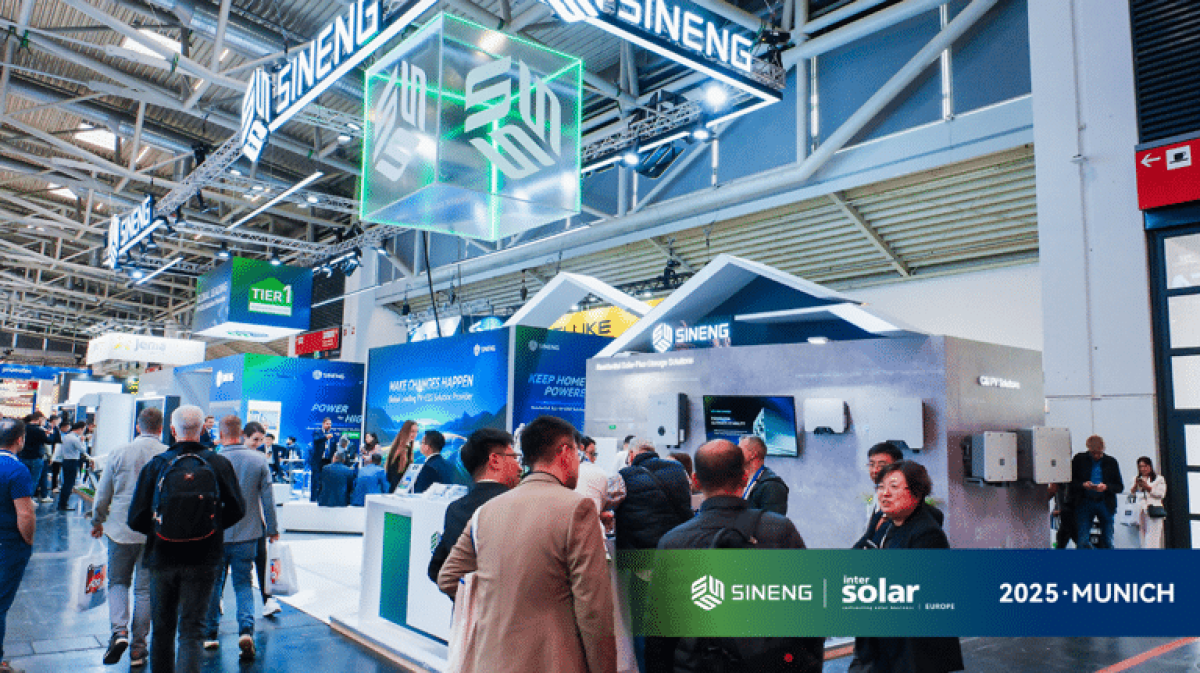 Sineng Electric Showcases Its Latest PV+ESS Solutions at Intersolar Europe 2025 image