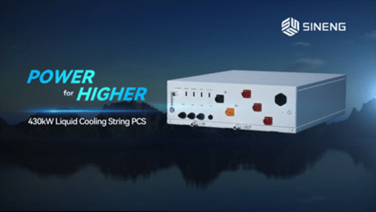 Sineng Electric Unveils Next-Generation 430kW Liquid Cooling String PCS, Pioneering a New Era of High-Power Energy Storage Solutions image