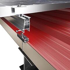 Self-supporting construction for sandwich roofs image