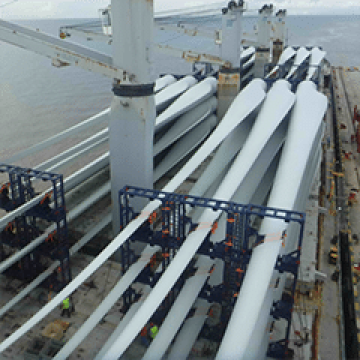 Optimizing logistics for wind components image