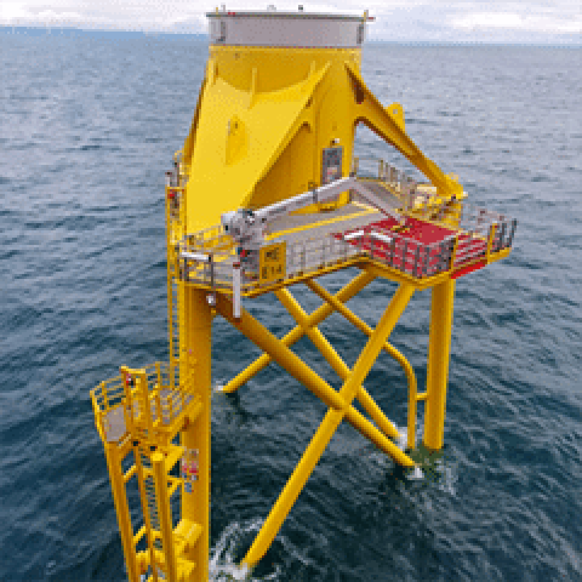 First jacket successfully installed at Moray East, Scotland's largest offshore wind farm image