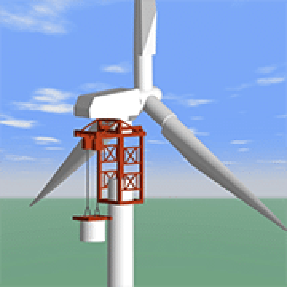New lifting system and tower to enhance onshore wind turbine assembly image