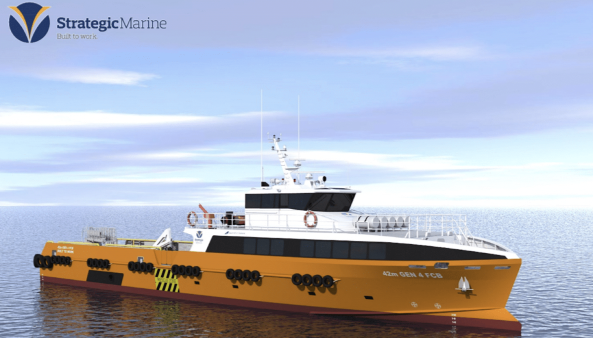 Strategic Marine announces new 42m Gen 4 Fast Crew Boat image
