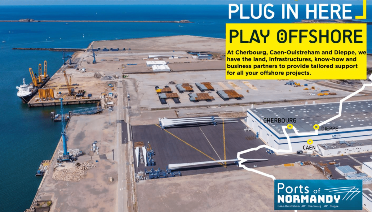 Plug in here and play offshore with Ports of Normandy! image
