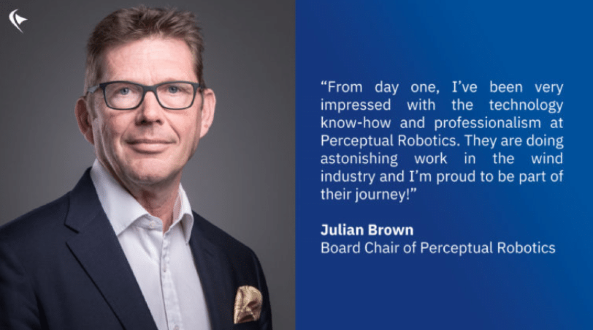 Julian Brown Joins Perceptual Robotics as Board Chair image