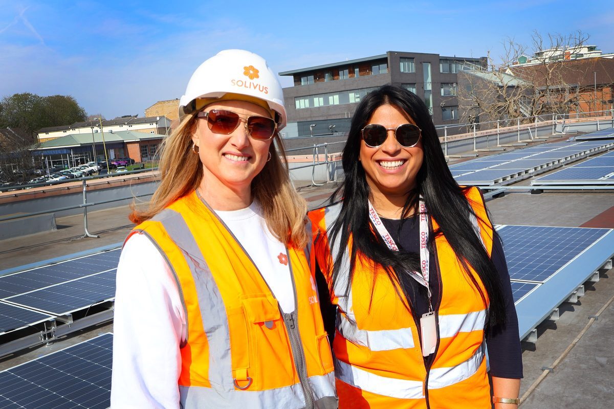 LIGHTWEIGHT SOLAR PIONEER IN LANDMARK TESCO WATFORD EXTRA PROJECT image