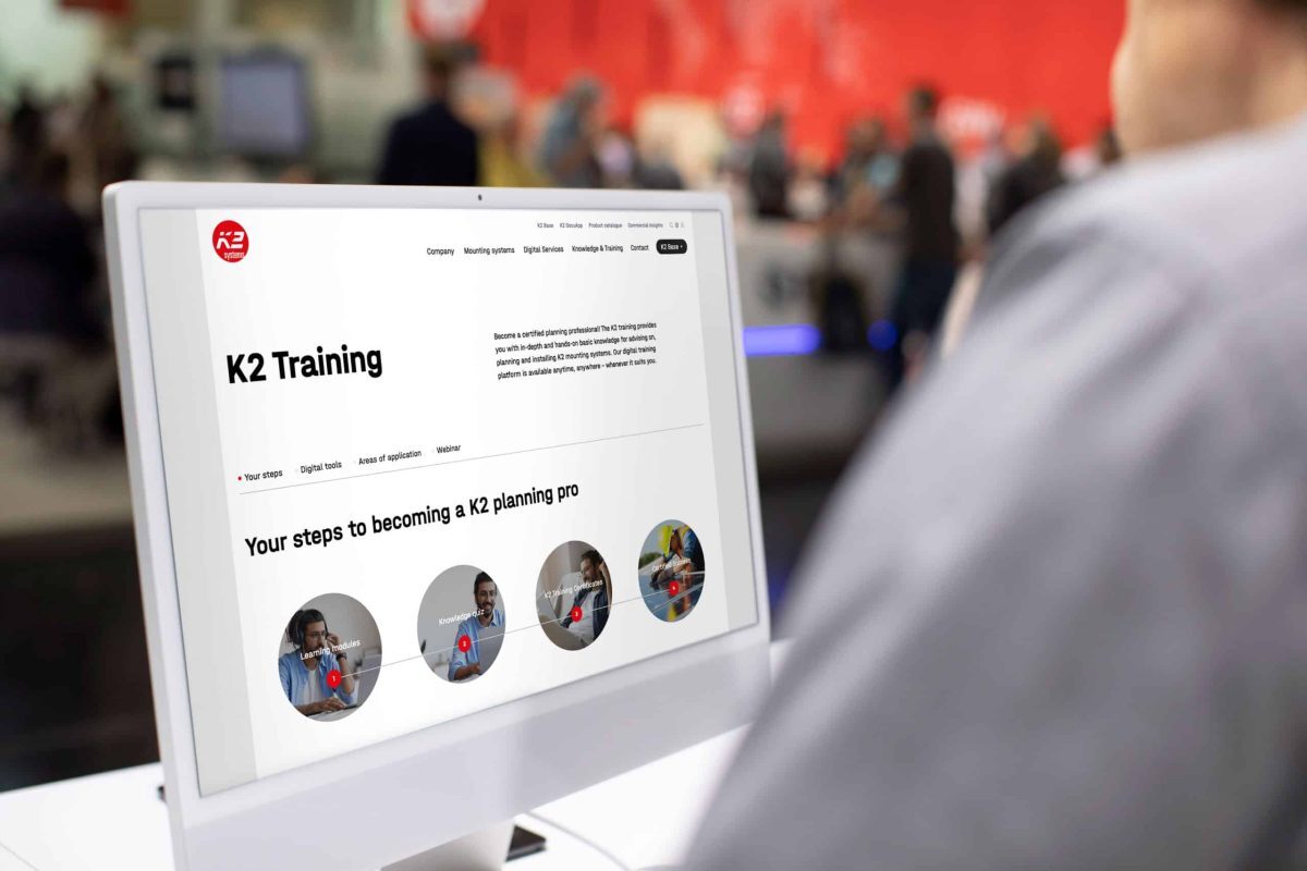 K2 Systems expands its free training programmes for PV enthusiasts: New training courses to refresh your own expertise image