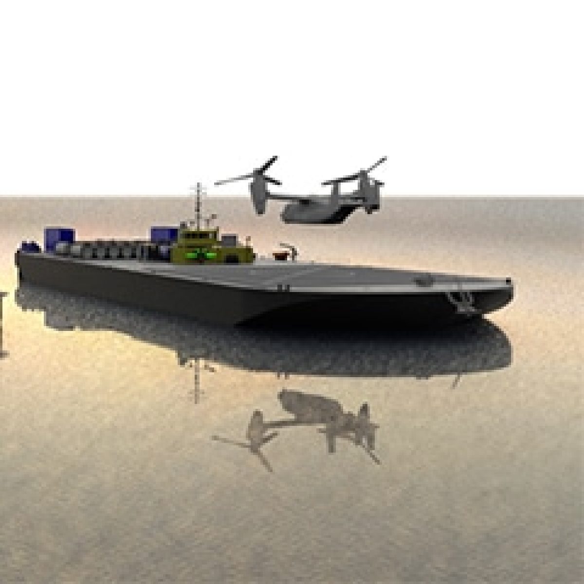 Department of Defense Taps Sea Machines for Autonomous VTOL Replenishment Vessels image
