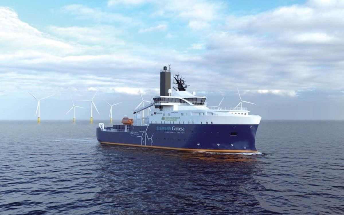 New North Star vessel bound for East Anglia THREE windfarm image