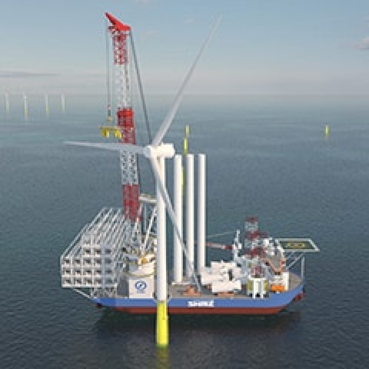 ABB wins system contract for Japan's first super-size wind turbine installation vessel image